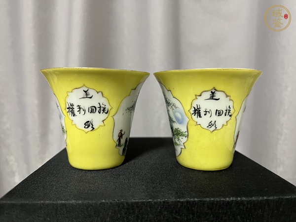 古玩陶瓷粉彩花盆真品鑒賞圖