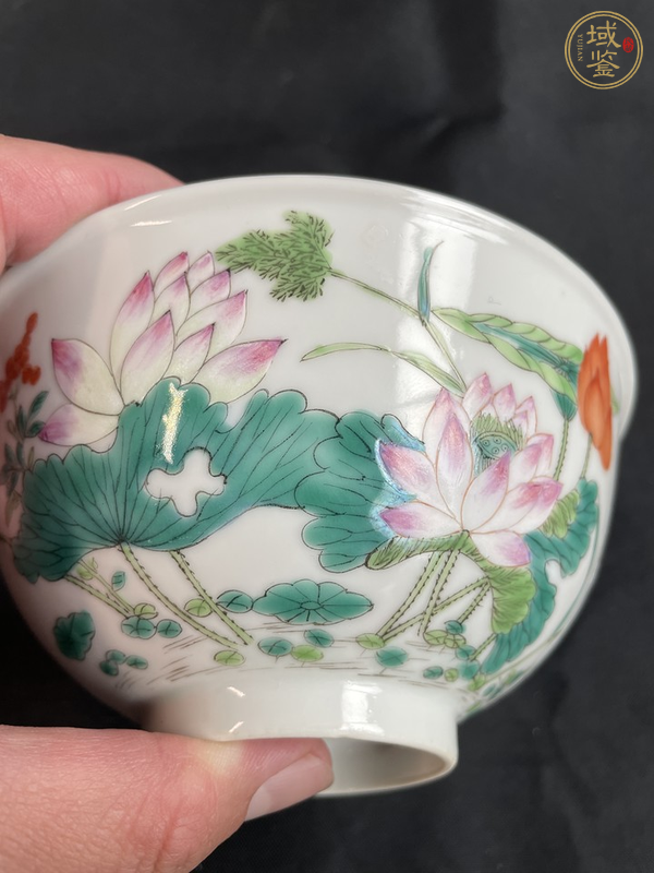 古玩陶瓷一路連科粉彩盤真品鑒賞圖