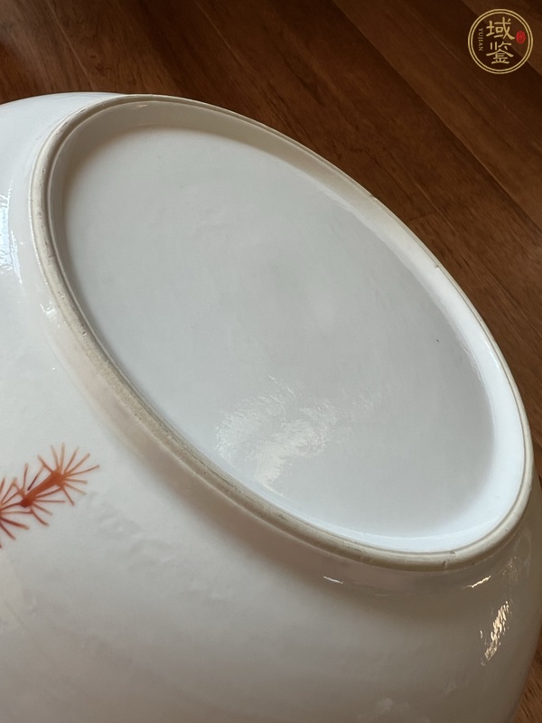 古玩陶瓷粉彩金玉滿堂盤真品鑒賞圖