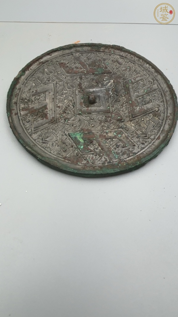 古玩銅器戰國·四山鏡真品鑒賞圖