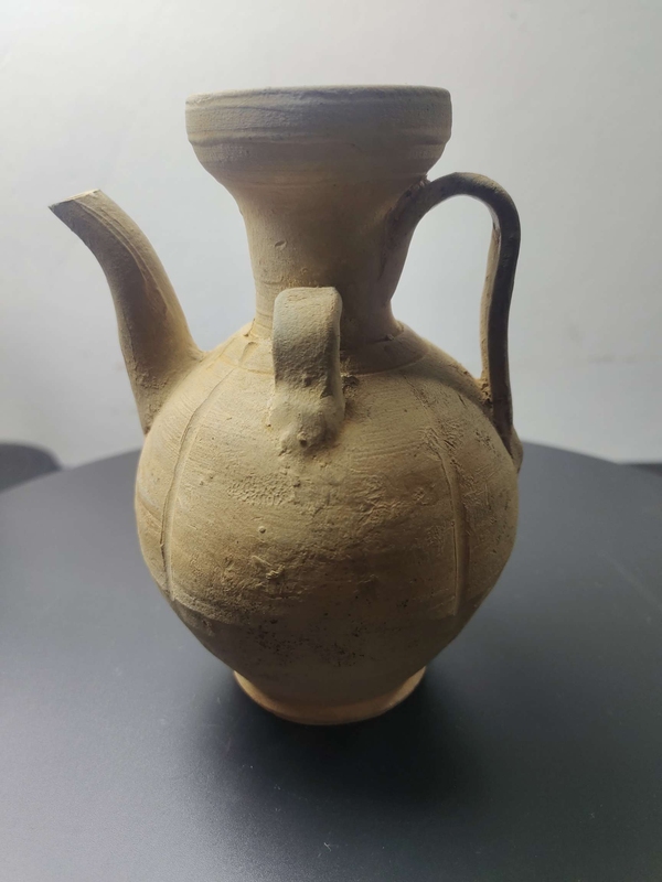 古玩陶瓷北宋青白釉盤口瓜棱執(zhí)壺拍賣，當(dāng)前價(jià)格1980元