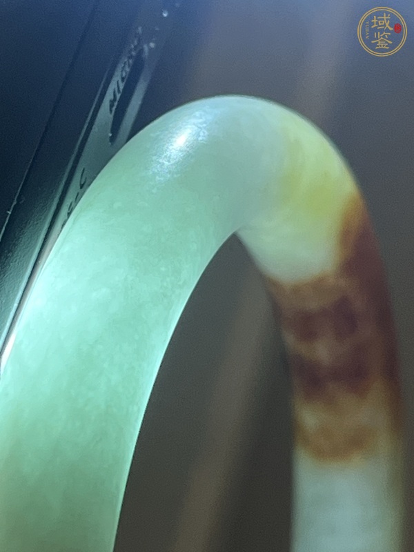 古玩玉器翡翠鐲子真品鑒賞圖