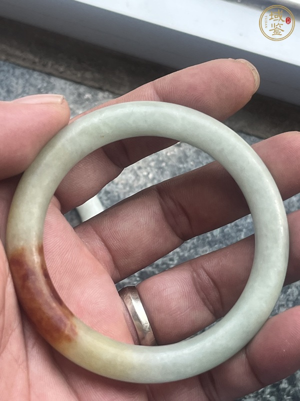 古玩玉器翡翠鐲子真品鑒賞圖