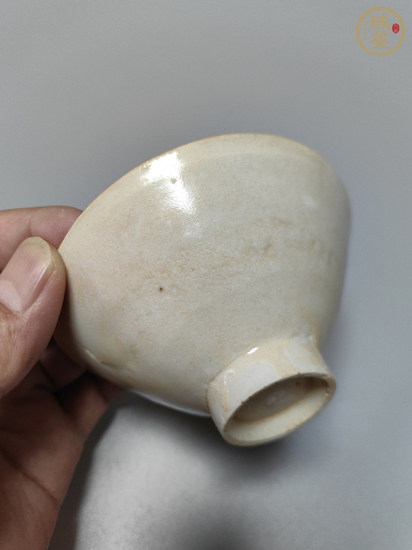 古玩陶瓷青白釉斗笠盞真品鑒賞圖
