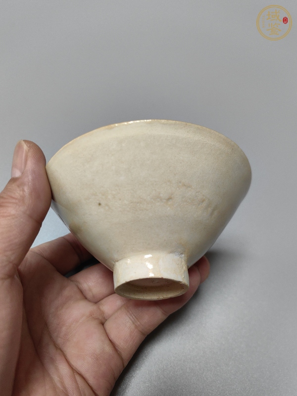 古玩陶瓷青白釉斗笠盞真品鑒賞圖