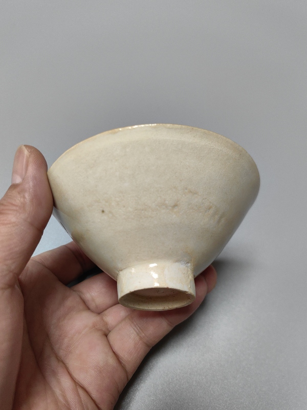 古玩陶瓷北宋青白釉斗笠盞拍賣,當前價格5800元