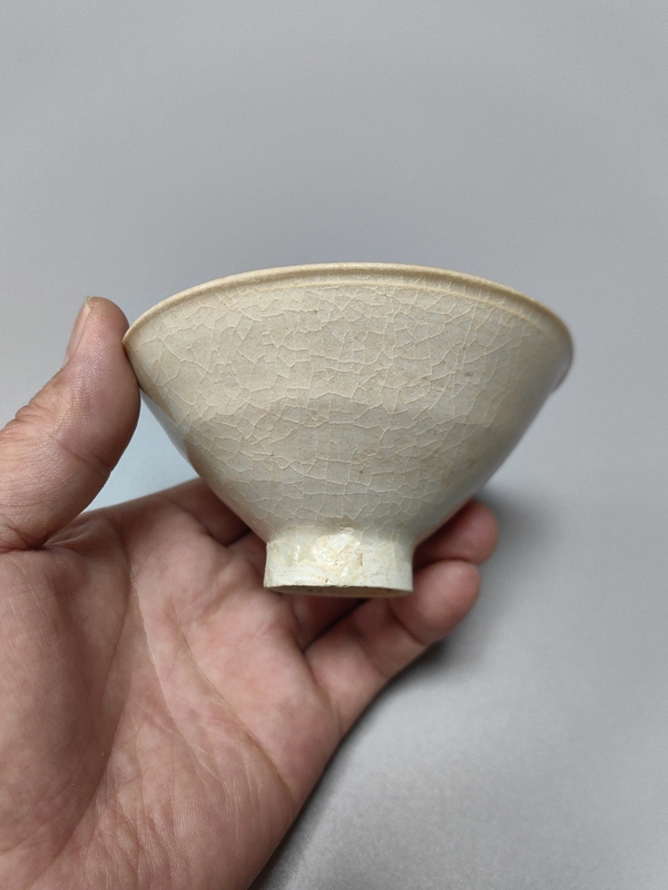 古玩陶瓷南宋-青白釉斗笠盞拍賣,當(dāng)前價格4700元