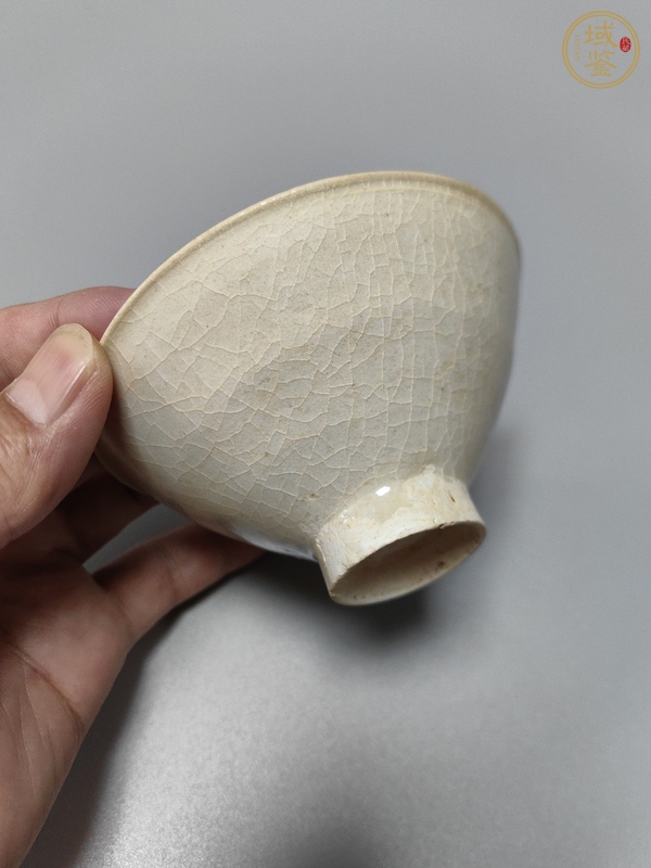 古玩陶瓷青白釉斗笠盞真品鑒賞圖