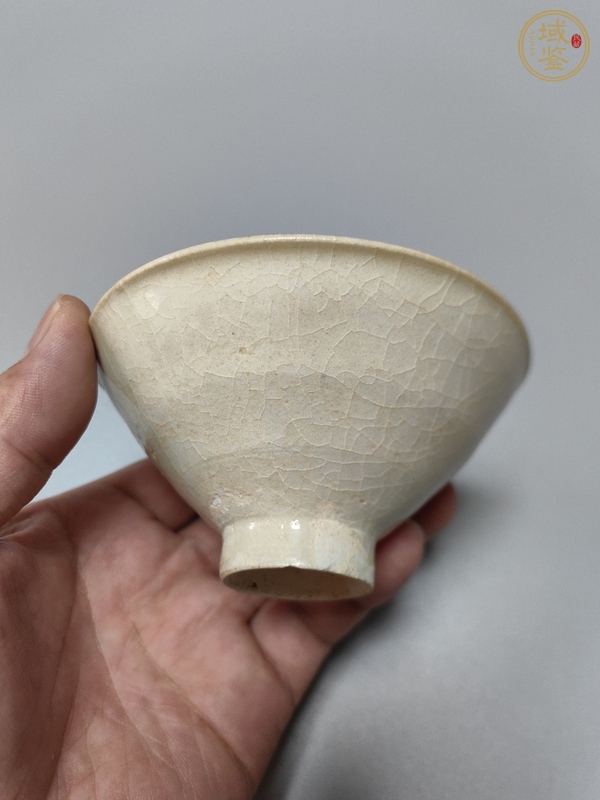 古玩陶瓷青白釉斗笠盞真品鑒賞圖