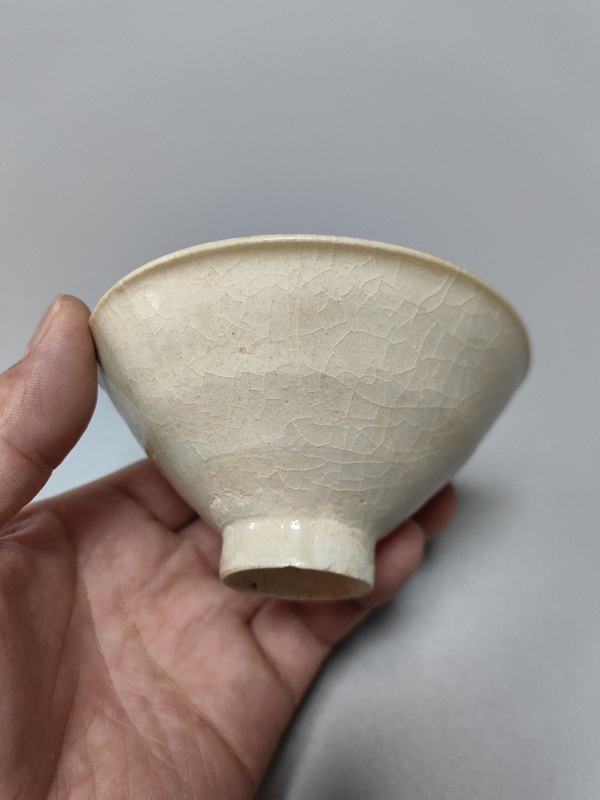 古玩陶瓷南宋-青白釉斗笠盞拍賣,當(dāng)前價格4700元