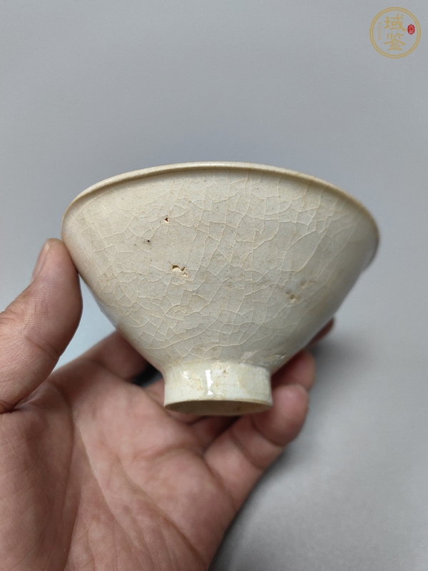 古玩陶瓷青白釉斗笠盞真品鑒賞圖
