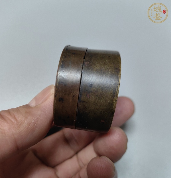 古玩銅器墨盒真品鑒賞圖