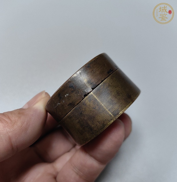 古玩銅器墨盒真品鑒賞圖