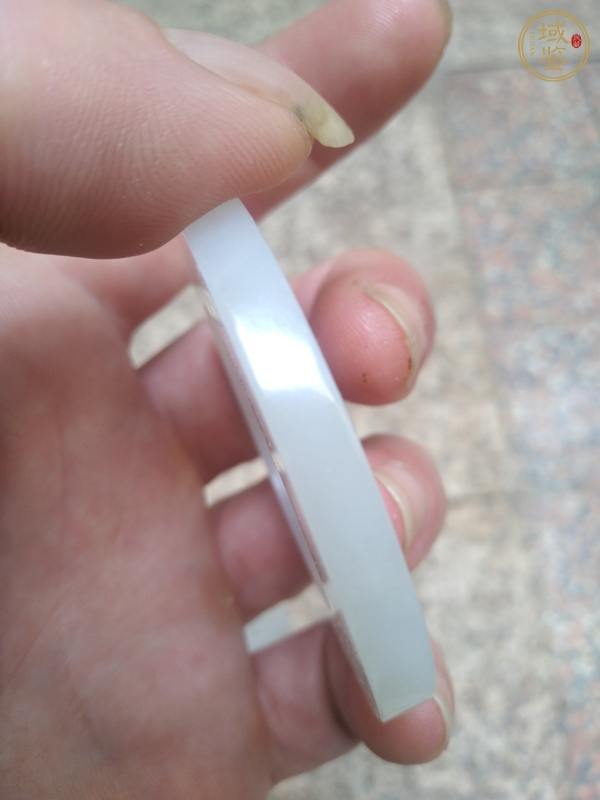 古玩玉器玉扁環真品鑒賞圖