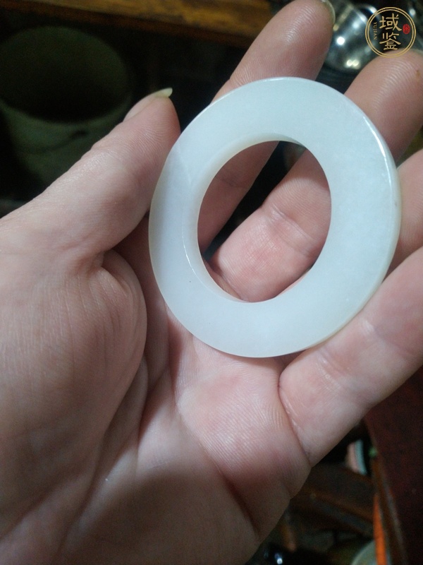 古玩玉器玉扁環真品鑒賞圖