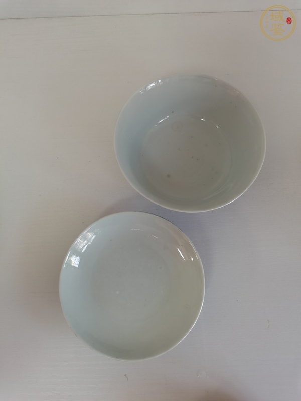 古玩陶瓷若深珍藏青花蓋碗真品鑒賞圖