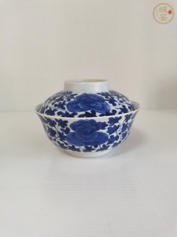 古玩若深珍藏青花蓋碗真品鑒賞圖