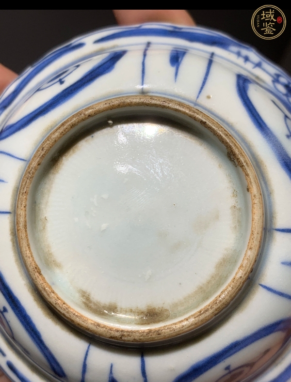 古玩陶瓷青花盤真品鑒賞圖