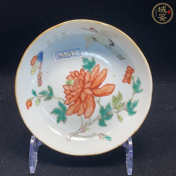 古玩粉彩盤真品鑒賞圖