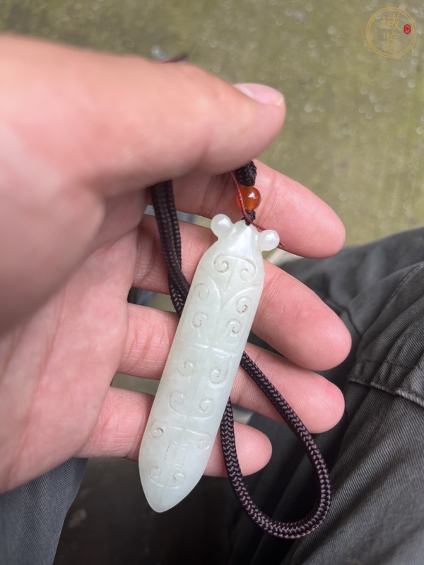 古玩玉器佩蟬真品鑒賞圖