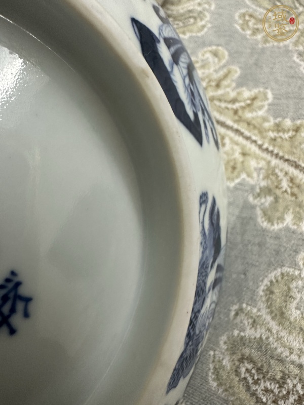 古玩陶瓷青花八仙人物碗真品鑒賞圖