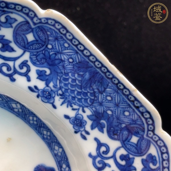 古玩陶瓷人物紋青花盤真品鑒賞圖