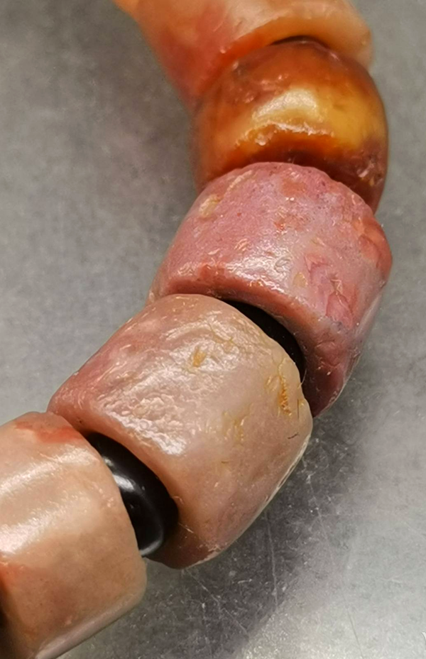 古玩玉器文化瑪瑙手鏈拍賣，當前價格3820元