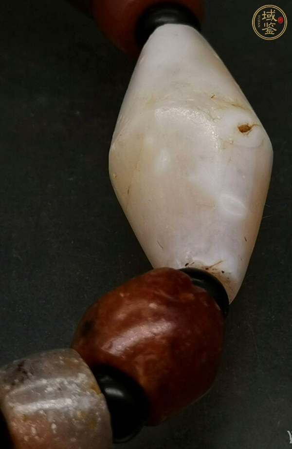 古玩玉器瑪瑙手鏈真品鑒賞圖