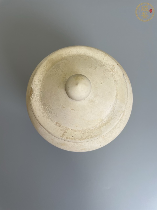古玩陶瓷鞏縣窯白釉萬年罐真品鑒賞圖