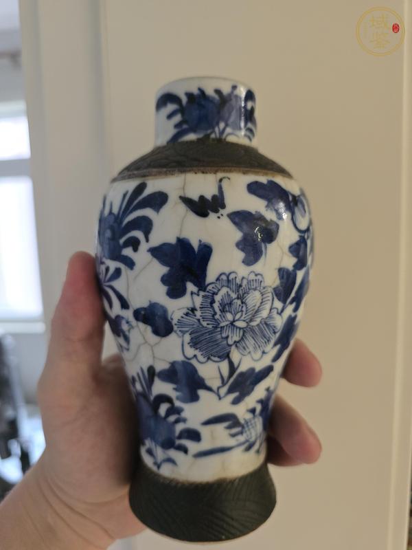 古玩陶瓷哥釉鐵銹釉青花瓶真品鑒賞圖