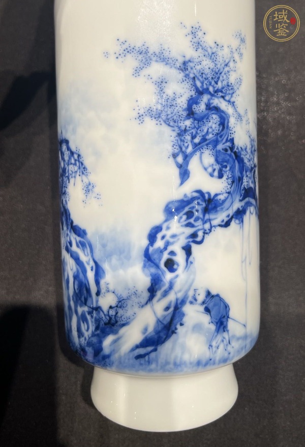 古玩陶瓷民國青花瓶真品鑒賞圖