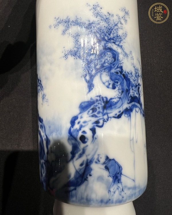古玩陶瓷民國青花瓶真品鑒賞圖