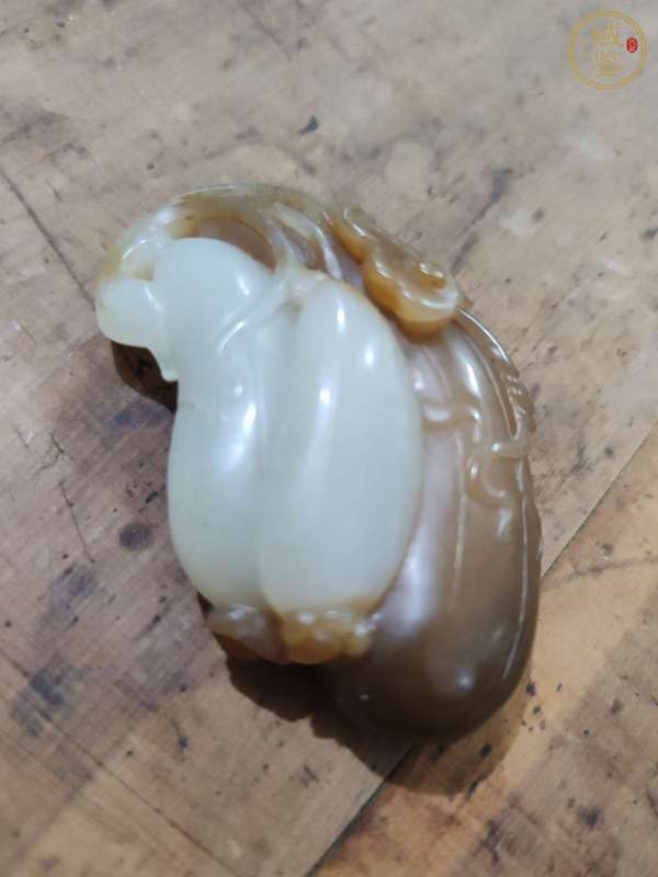 古玩玉器和田玉雕“瓜果墜”真品鑒賞圖