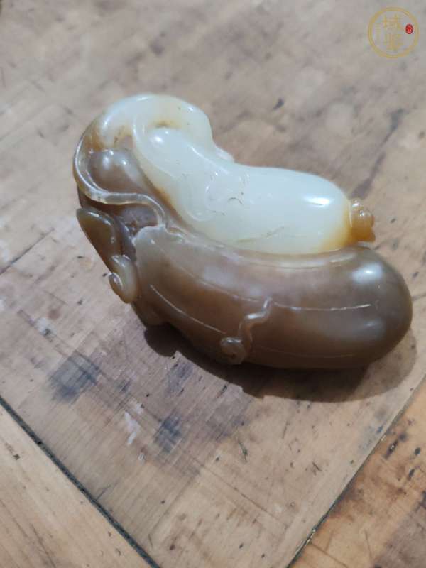 古玩和田玉雕“瓜果墜”真品鑒賞圖