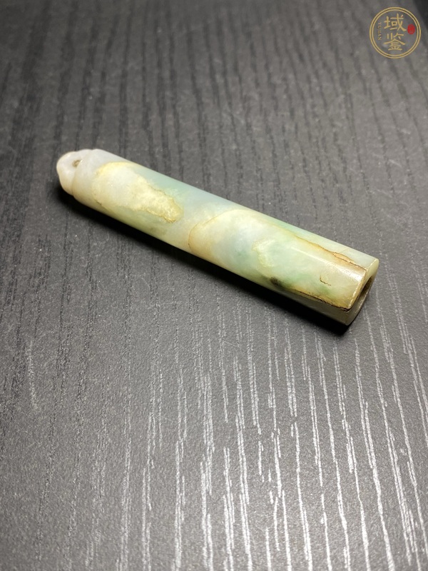 古玩玉器翡翠雕“素紋翎管”真品鑒賞圖