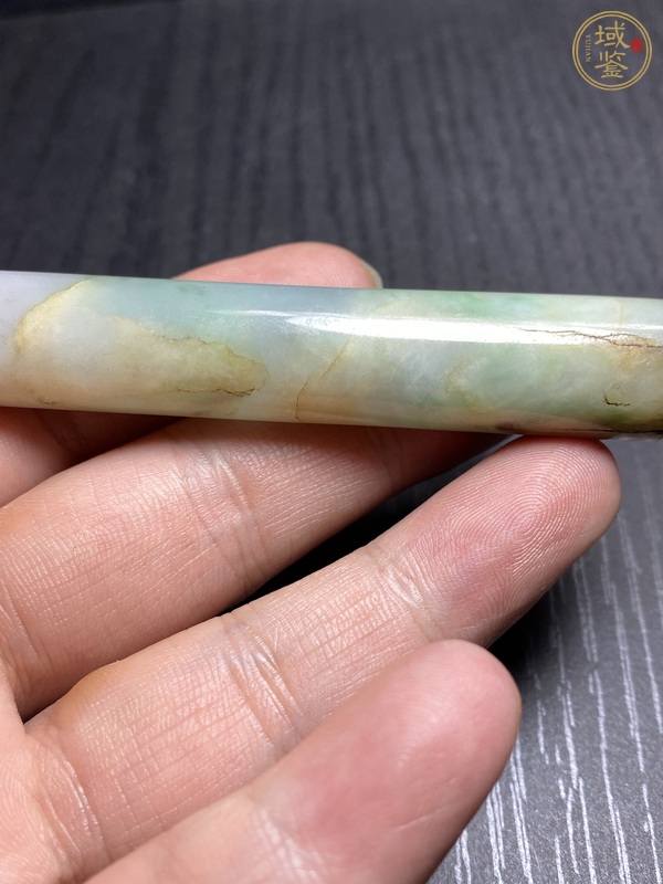 古玩玉器翡翠雕“素紋翎管”真品鑒賞圖