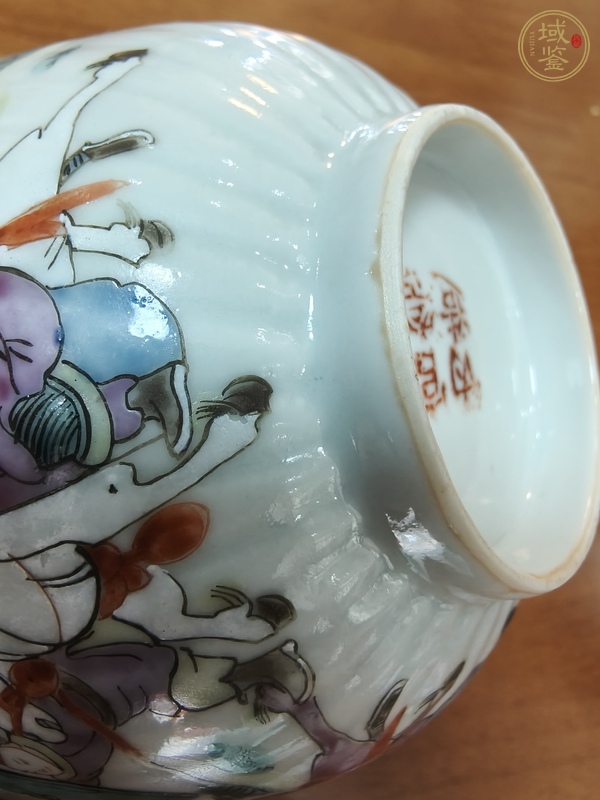 古玩陶瓷刀馬人碗真品鑒賞圖