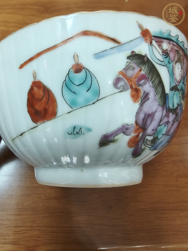 古玩陶瓷刀馬人碗真品鑒賞圖