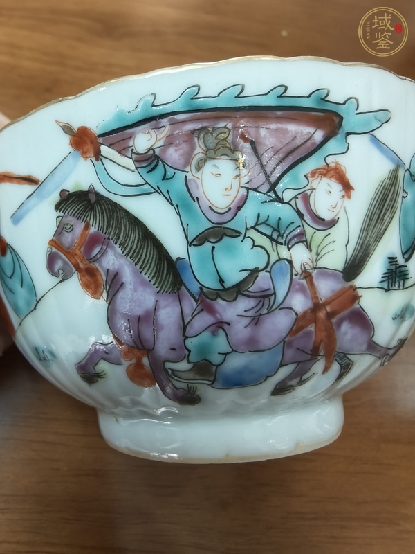 古玩陶瓷刀馬人碗真品鑒賞圖