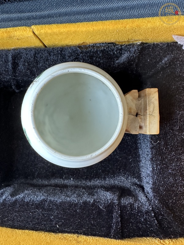 古玩陶瓷粉彩鳥食罐真品鑒賞圖