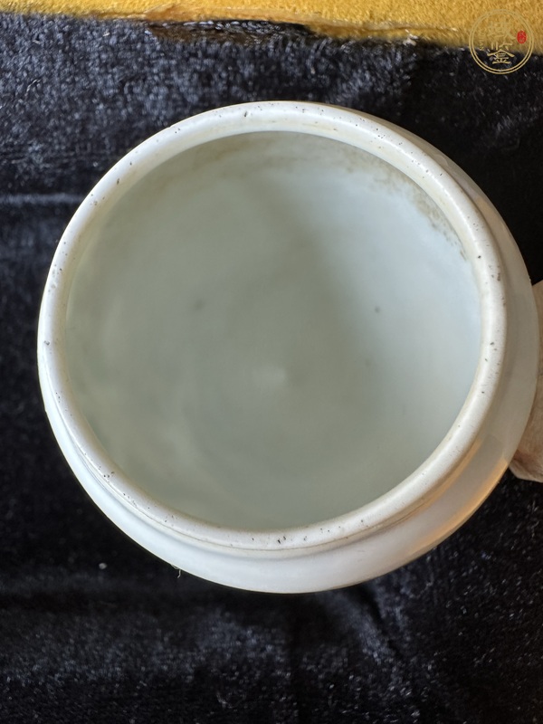 古玩陶瓷粉彩鳥食罐真品鑒賞圖