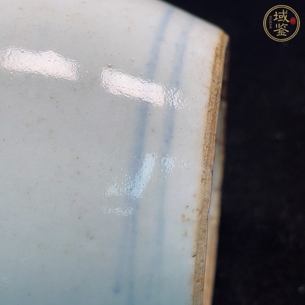 古玩陶瓷山水紋青花罐真品鑒賞圖