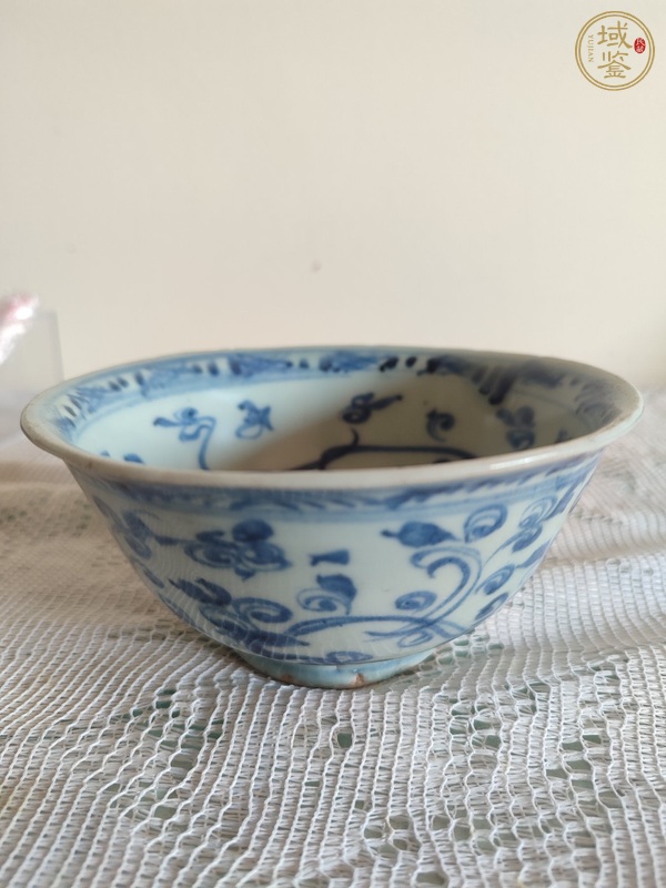 古玩陶瓷明早青花碗真品鑒賞圖