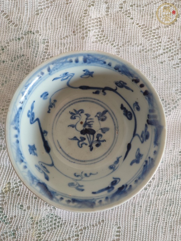 古玩陶瓷明早青花碗真品鑒賞圖
