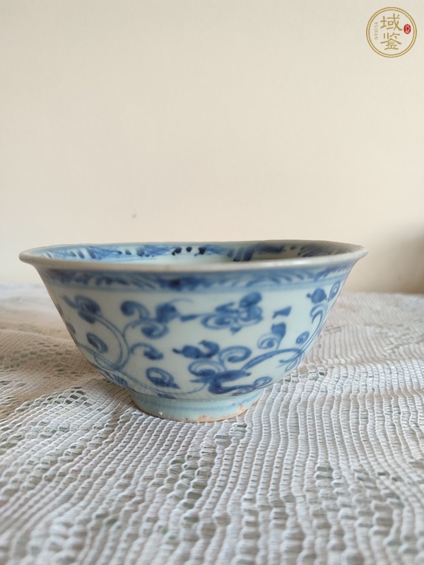 古玩陶瓷明早青花碗真品鑒賞圖