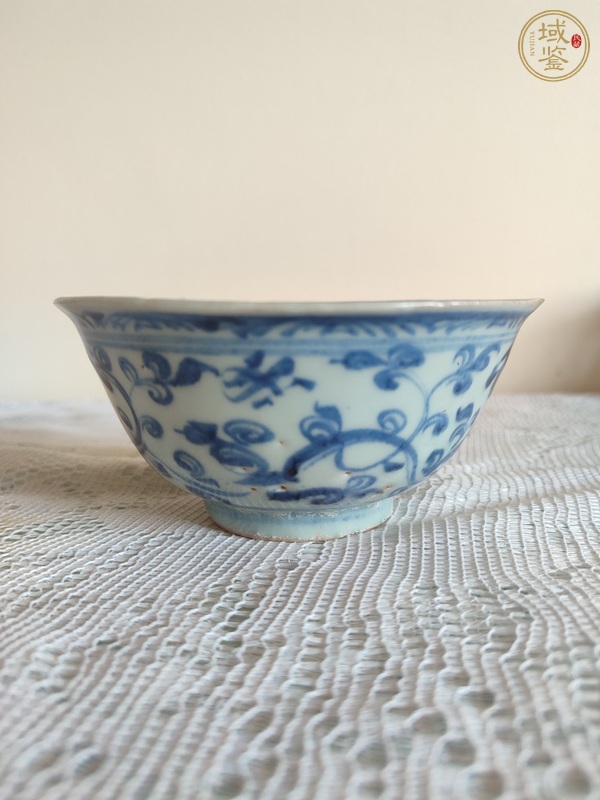 古玩陶瓷明早青花碗真品鑒賞圖