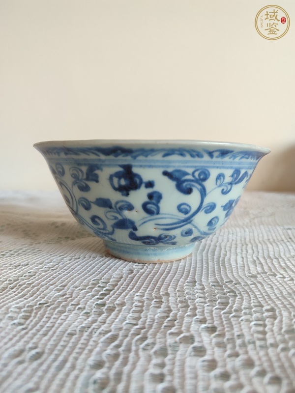 古玩陶瓷明早青花碗真品鑒賞圖