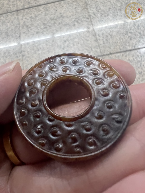 古玩仿古玉璧真品鑒賞圖
