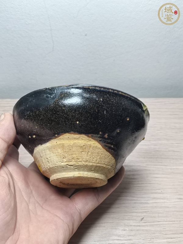 古玩陶瓷黑釉束口盞真品鑒賞圖