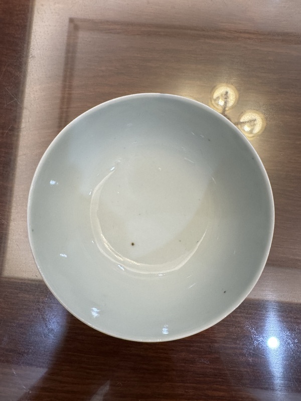 古玩陶瓷清中晚期 青花龍紋茶碗拍賣，當(dāng)前價(jià)格376元